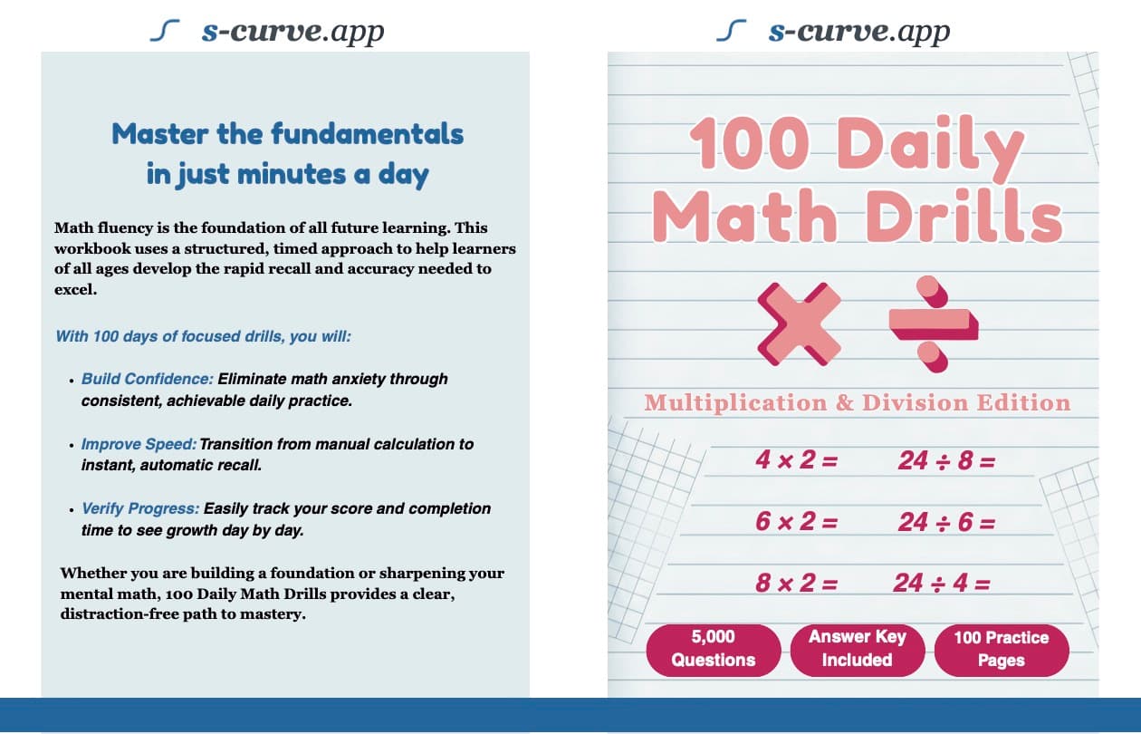 100 Daily Math Drills: Multiplication & Division Edition